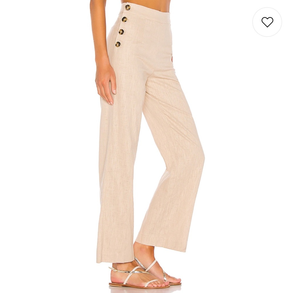 LPA Beige High-Waisted Trousers NWT